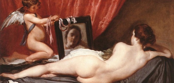 Venus at her Mirror (detail)